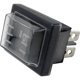 thumbnail image 1 of Interruptor basculante 3 posiciones negro con tapa ON-OFF-ON, 1 of 1