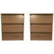 thumbnail image 1 of Set 2 Veladores Dormitorio Calvari 3 Cajones Madera, 1 of 3