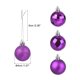 thumbnail image 2 of Uxcell 24Pcs Bolas de Navidad Moradas de 1.57 Pulgadas Adornos Irrompibles para Decoración de Árboles de Navidad, 2 of 7