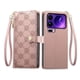 thumbnail image 1 of Funda Billetera con Cierre para [Xiaomi 17 Promax] con Tarjetero, Soporte y Correa de ManoRosa, 1 of 5