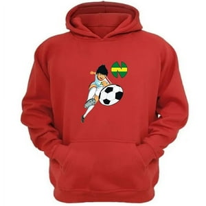 Genérico - Polerón Canguro Super Campeones Rojo Talla L Unisex