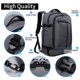 thumbnail image 3 of Mochila de viaje BANGE de 40 L con compartimento para laptop, resistente al agua, 3 of 7