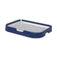 thumbnail image 3 of Inodoro Para Perros Interior Con Entrada Superior Abierta, Bandeja Para Arena Para Perros, Orinal Para Perros De Interior, Almohadillas Para Tren, Color Azul Marino, 3 of 5