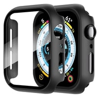 Funda Protectora De Pantalla Diruite Para Apple Watch De 44 Mm, Color Negro