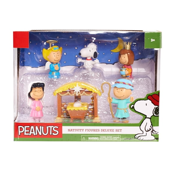 Set de Figuras Peanuts Nacimiento Navideño Deluxe 27x13x20 cm
