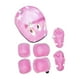 thumbnail image 5 of 7 piezas/juego de casco de bicicleta para niños, casco de patín con rodilleras, coderas y muñequeras, casco de patineta para adolescentes para niñas p Rosa, 5 of 5
