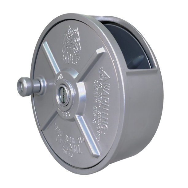 Carrete de alambre de amarre WOLF TWR2740 de aleación de aluminio ligero de 6.25 pulgadas