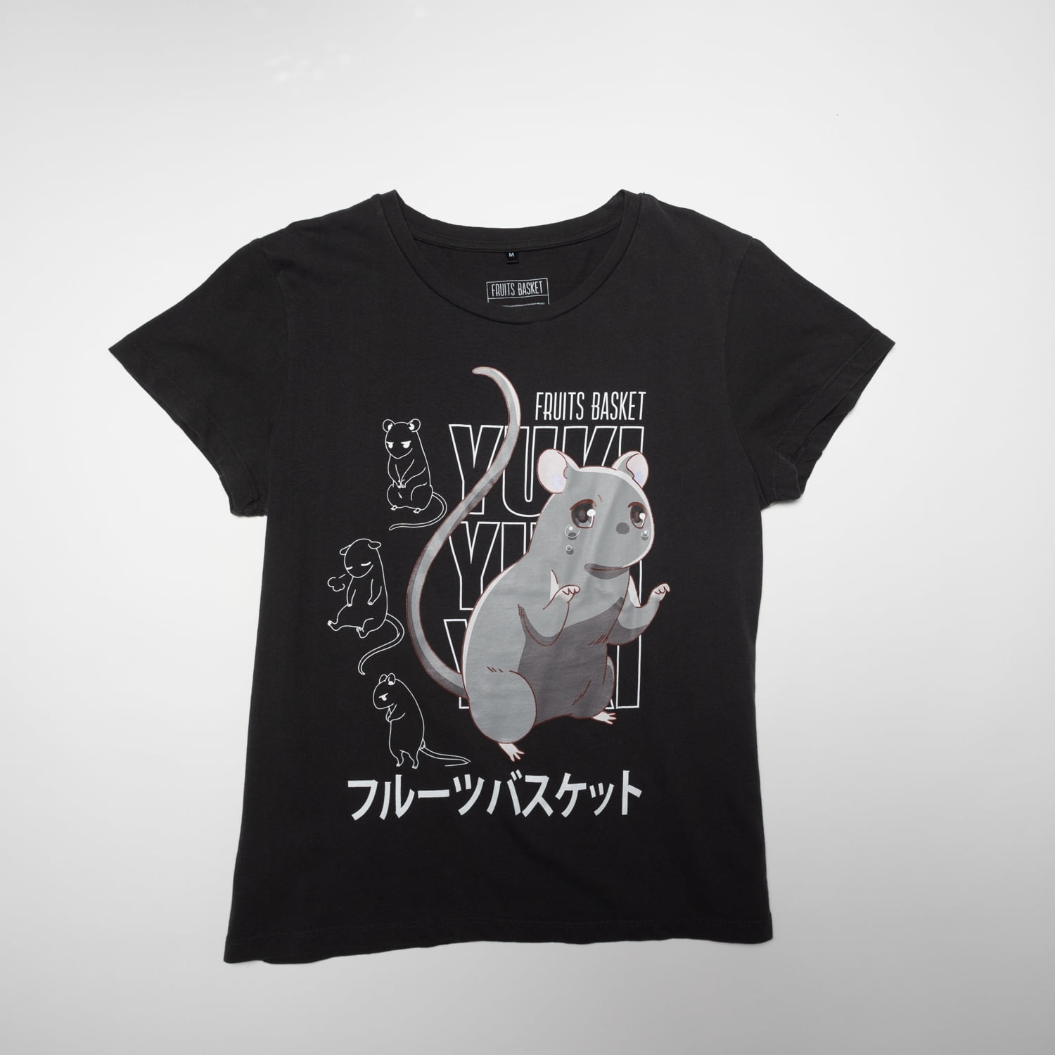 Polera Mujer You Fruits Basket Animal Gris