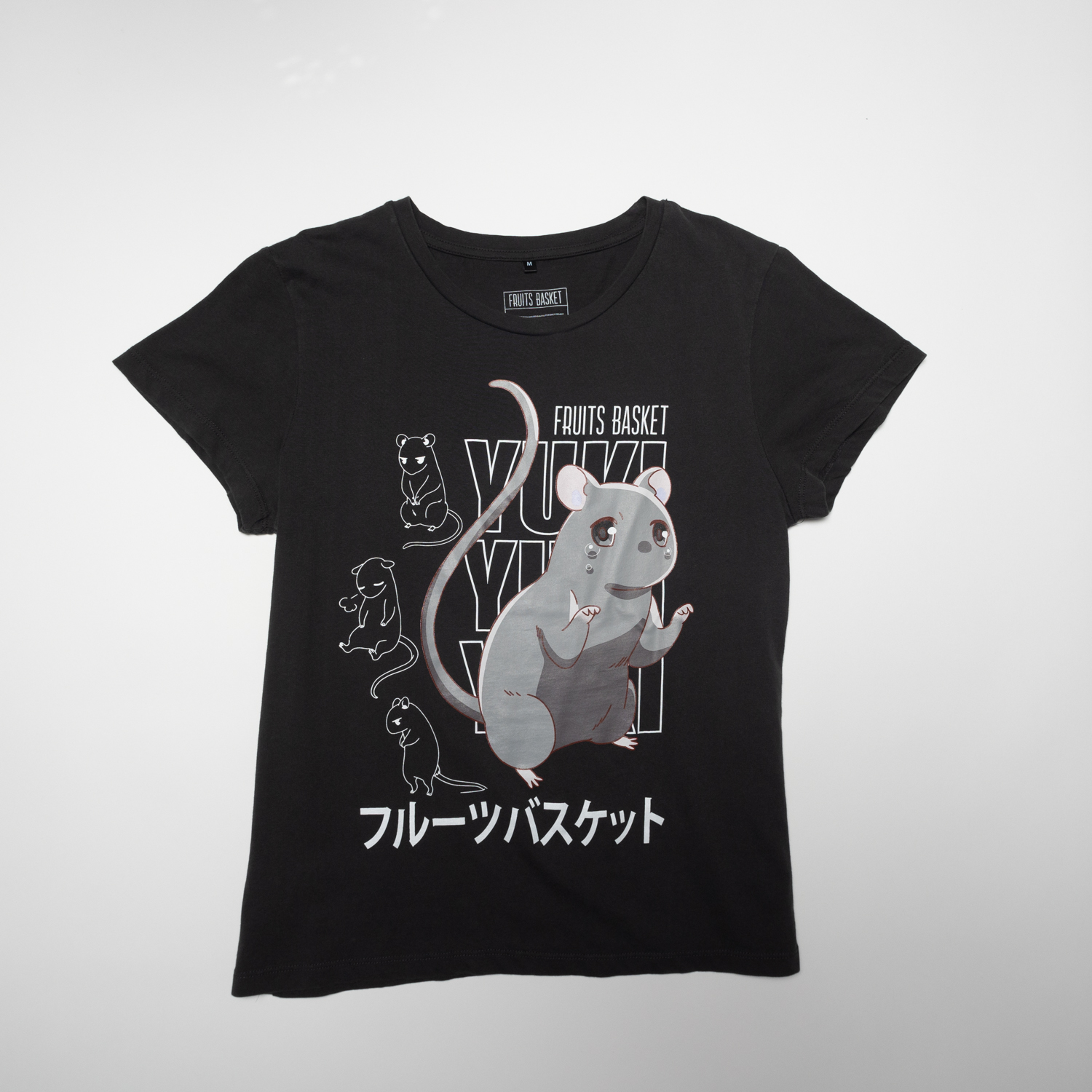 Polera Mujer You Fruits Basket Animal Gris