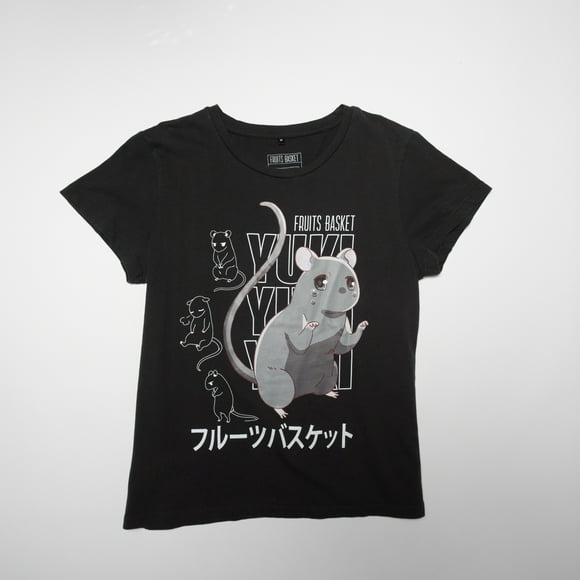 Polera Mujer YOU Fruits Basket Animal Gris