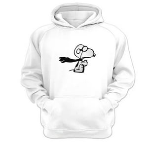 Genérico - Polerón Canguro Snoopy Blanco Talla Xl Unisex