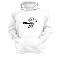 Genérico - Polerón Canguro Snoopy Blanco Talla Xs Unisex