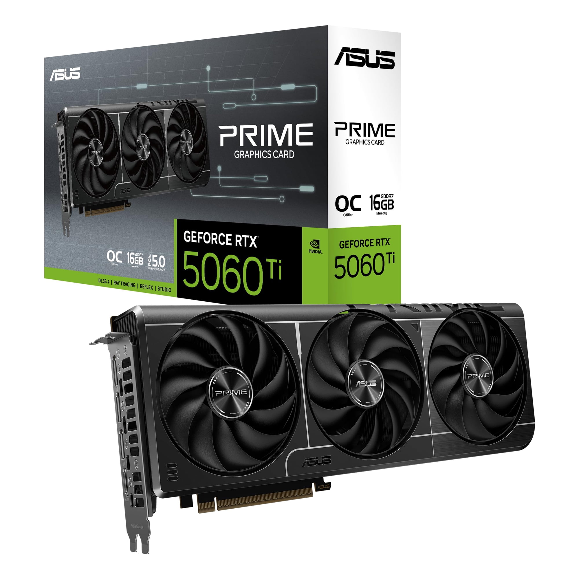 Tarjeta Gráfica Asus Prime Geforce Rtx 5060 Ti 16gb Gddr7
