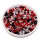 thumbnail image 1 of Xiao Hua Cuentas de Arroz de Vidrio 40g - Colores Mixtos Opacas Transparentes Mixtas Cuentas Pequeñas de 2mm, Pulsera, Collar, Kit para Hacer Joyería de Aretes, Tejido de Cuentas y Suministros de, 1 of 2