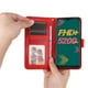 thumbnail image 5 of Funda tipo cartera FOXDOCK para Infinix Hot 11 , diseño girasol en relieve, cuero PU, cierre magnético, soporte y tarjetero, 5 of 5