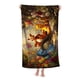 thumbnail image 3 of Winnie the Pooh Toalla de playa de secado rápido con diseño temático, regalo para mujeres y niñas, ideal para cumpleaños, fans, amantes de la música, uso en la playa o al aire libre, 78 × 160 cm, 3 of 6