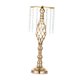 thumbnail image 1 of Candelabro De Cristal Para Mesa, Florero De Boda, Candelabros, Decoración De Escritorio Para El Hogar, Dorado, 1 of 5
