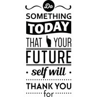 Rienda Libre Graphics - Decomural Do Something Today Inspirational Ws-46130