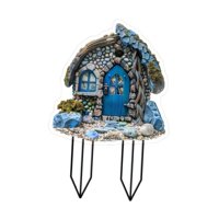 Ioensy - Estaca Decorativa Para Jardín, Decoración Artística En 2D Para El Patio, Paisaje De Camino De Bonsái