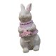 thumbnail image 5 of Encantador Conejo Animal Estatua Madera Efecto Regalos Adorno De Pie Decoración Rosa, 5 of 5