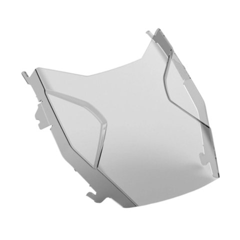 Ioensy - Protector De Faro Delantero De Motocicleta, Multifunción, Rendimiento Estable, Máscara De Lámpara Gris