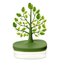 Ioensy - Bandeja De Almacenamiento De Joyas, Soporte Para Presentación De Joyería Colgante Para Tocador De Baño, Escritorio, Verde