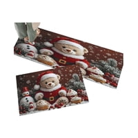 Tengfei - Alfombra De Cocina Diseño De Navidad