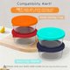 thumbnail image 2 of Tapa de silicona SOPHICO para cuencos de 7 tazas – juego de 4, 2 of 7