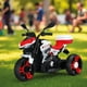 thumbnail image 2 of Moto Niños Electrica 3 Ruedas Nitro Italy V4 Luz Y Sonido Negra Y Roja, 2 of 6