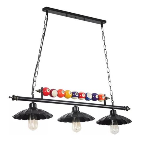 Genérico - Lampara Colgante Billar Led Decorativa Restaurante Bar Lau