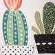 thumbnail image 3 of Delantal de cocina de algodón DII Urban Cactus, 3 of 5