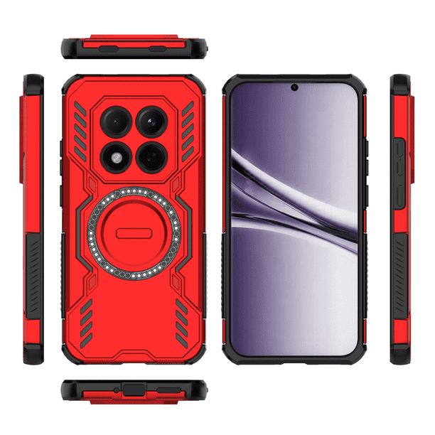 Funda GANGXUN para Xiaomi Redmi Note 15 Pro 5G , magnética, resistente a golpes, con soporte, unisex, carga inalámbrica