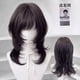 thumbnail image 2 of Peluca Corta Lisa Hasta La Clavícula Para Mujer 45 Cm (17 7 Pulgadas) Sintética Negra De Longitud Media Para Uso Diario Sin Encaje Fácil De Usar 1 Pieza, 2 of 3