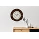 thumbnail image 2 of Reloj de pared Bulova Contempo C4379, 14 pulgadas, chapado en nogal, 2 of 2