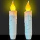 thumbnail image 1 of Velas cónicas sin llama con batería y temporizador, 12 cm, juego de 2, 1 of 7