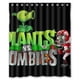 thumbnail image 1 of Cortina de ducha de Plantas vs. Zombies, juego de cortina de baño con ganchos, tamaño 60 x 72 pulgadas, 1 of 3