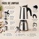 thumbnail image 5 of Cafetera Italiana Acero Inoxidable Premium, 5 of 7