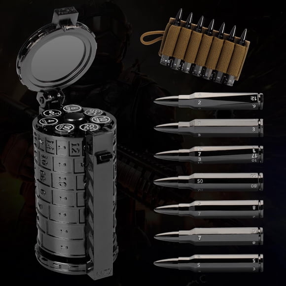 Juego de mesa Dice Set CZYY Rifle Bullet 7 Polyhedral DND