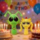 thumbnail image 2 of Set de 2 peluches TitTees 20 cm Halloween espeluznante, 2 of 2