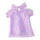 thumbnail image 5 of Vestido Casual Hecho A Mano Para Muñeca Americana De 18 Pulgadas Púrpura, 5 of 5