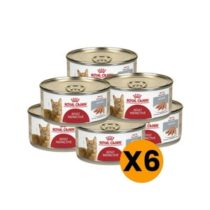 Alimento Royal Canin Adult Instinctive Lata 145Gr - Pack X6 Amarillo