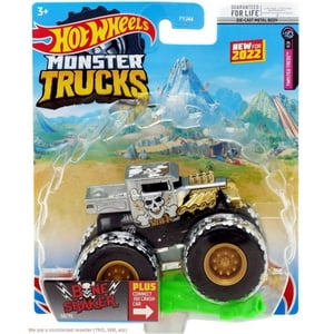 Camión Fundido A Presión Hot Wheels Monster Trucks Bone Shaker 2022 1:64