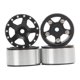 thumbnail image 1 of 4pcs RC Metal Wheel Rim Beadlock Wheels Hub Para SCX24 Xi Mi Jimny Black B, 1 of 5