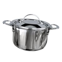 Magideal - Olla De Leche Con Tapa Olla Para Derretir , Caldera De Leche Portátil De Acero Inoxidable Para Café, Caldera De Leche De Acero Inoxidable,