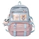 thumbnail image 1 of Get Ready for School with Our Kawaii Student Backpack - Simple Preppy Style with Front Pocket for Easy Access, 1 of 5