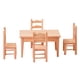thumbnail image 1 of 1: 12 Mini Mesa Y Silla De Madera Para Casa De Mu?ecas, Muebles, Adornos De Escena, 1 of 5