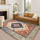 thumbnail image 2 of Alfombra Bsmathom Vintage de 120 x 180 cm, antideslizante y lavable, 2 of 3