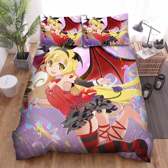 Story of Yuno Shinobu Demon Full Bedding Duvet Cover Set 3-Piece Bedding Set (1 Duvet Cover + 2 Pillow Shams)