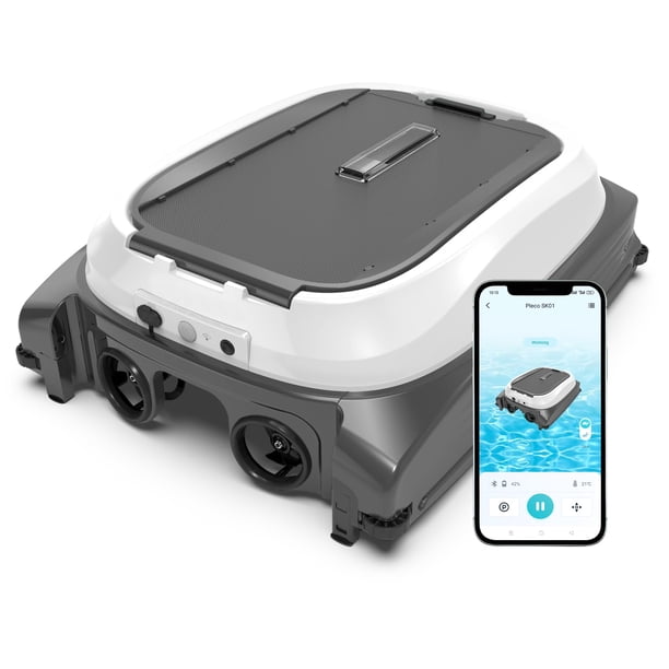 Robot limpia superficies de piscina BRINBO Pleco SK01 con energía solar y control por app