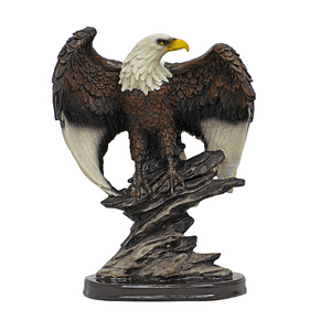 Muebles Santa Ana - Figura Águila Calva Sobre Roca